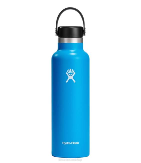 L.L.Bean Hydro Flask Standard Mouth Water Bottle with Flex Cap Unisex J46J1677 Outdoor Accessories Pacific