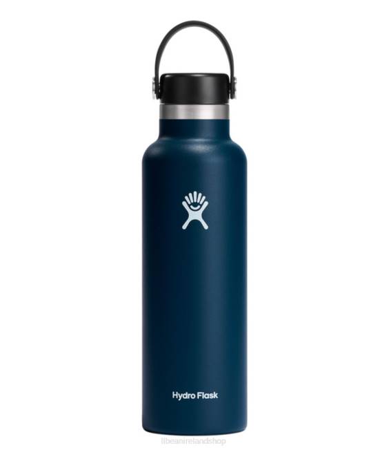 L.L.Bean Hydro Flask Standard Mouth Water Bottle with Flex Cap Unisex J46J6162 Outdoor Accessories Indigo