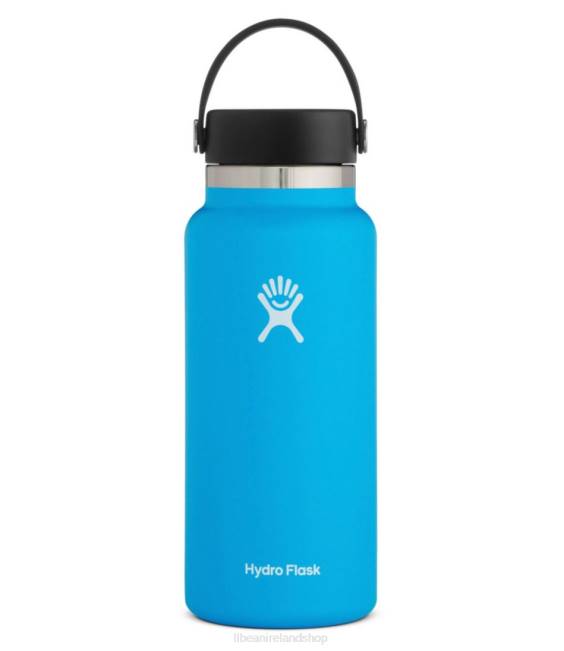 L.L.Bean Hydro Flask Wide Mouth Water Bottle Unisex J46J1731 Outdoor Accessories Pacific