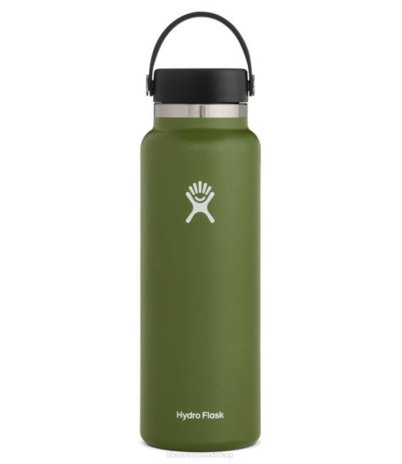 L.L.Bean Hydro Flask Wide Mouth Water Bottle Unisex J46J7077 Outdoor Accessories Olive