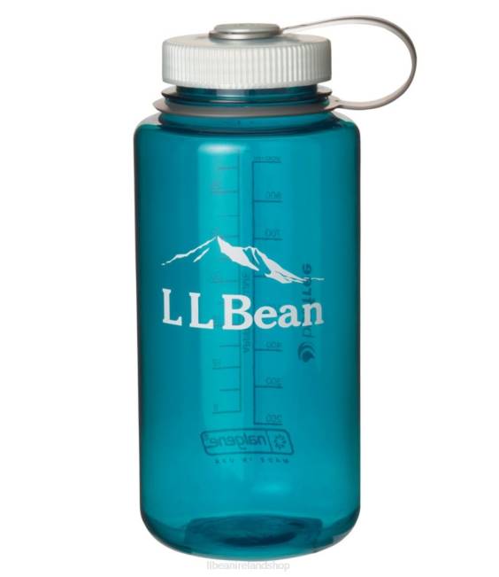 L.L.Bean Nalgene Sustain Wide Mouth Water Bottle with Logo Unisex J46J1809 Outdoor Accessories Trout Green