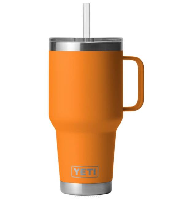 L.L.Bean Yeti Rambler Straw Mug Unisex J46J6731 Outdoor Accessories King Crab Orange