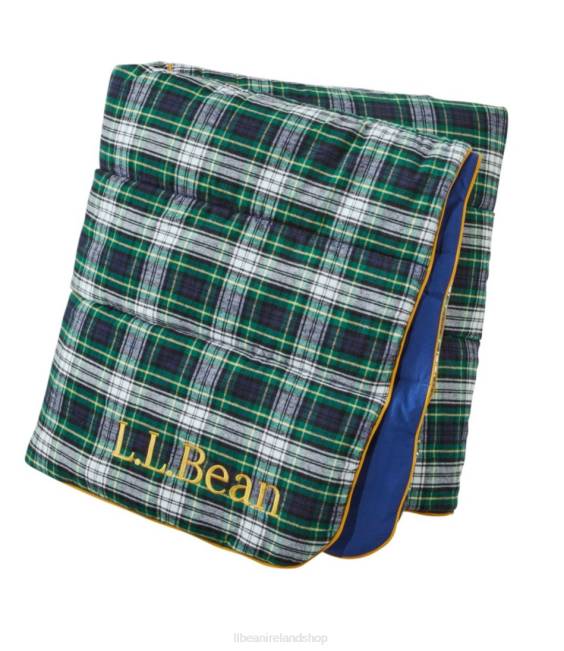 L.L.Bean Flannel Camp Blanket Unisex J46J6126 Outdoor Equipment Dress Gordon Plaid