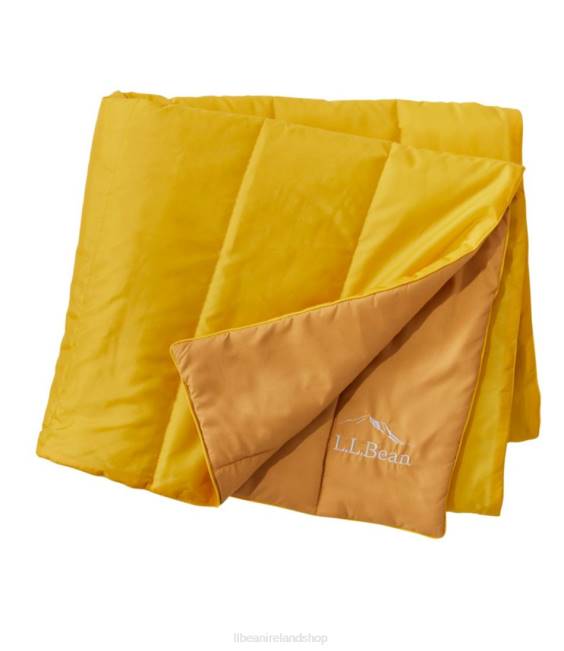 L.L.Bean Stowaway Blanket Unisex J46J1229 Outdoor Equipment Warm Gold