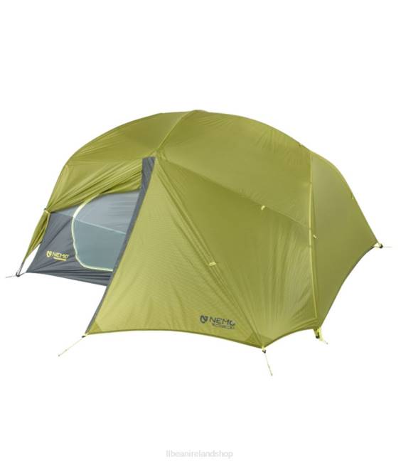 L.L.Bean NEMO Dragonfly OSMO 3-Person Backpacking Tent Unisex J46J1357 Outdoor Equipment Birch Bud/Goodnight Gray