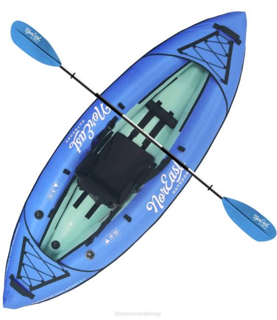 L.L.Bean Noreast Explorer Inflatable Kayak Unisex J46J1433 Water Sports Blue