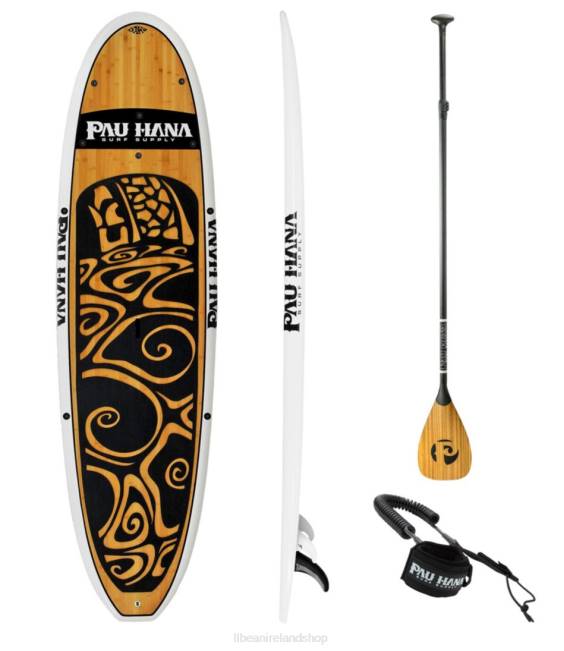 L.L.Bean Pau Hana Oahu Stand-Up Paddleboard Package Unisex J46J2267 Water Sports White
