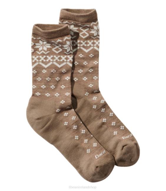 L.L.Bean Darn Tough Shetland Crew Sock II Women J46J760 Accessories Bark