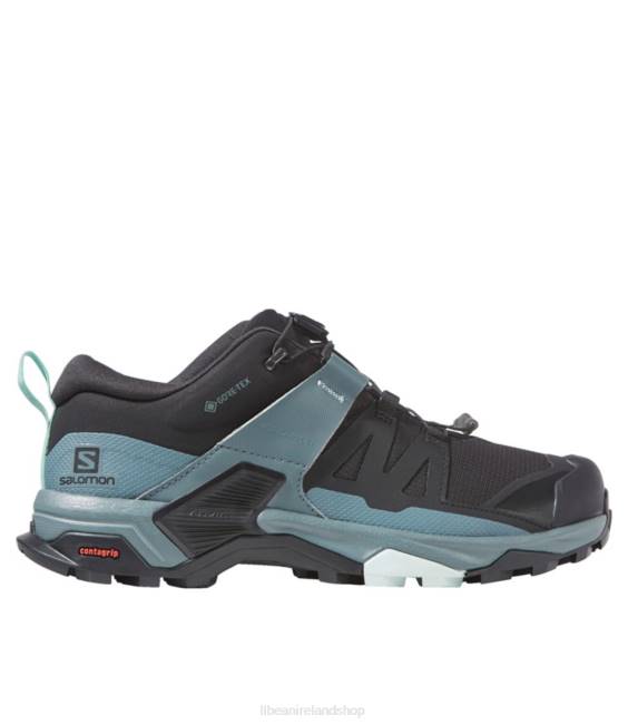 L.L.Bean Salomon X Ultra 4 GORE-TEX Hiking Shoes Women J46J1207 Footwear Black/Stormy Weather/Opal Blue