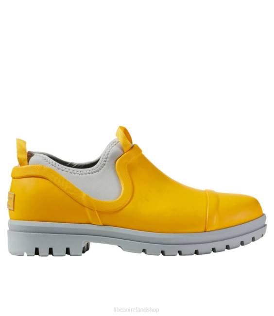L.L.Bean Rugged Wellie Shoes Women J46J3729 Footwear Bright Yellow/Gray Pebble