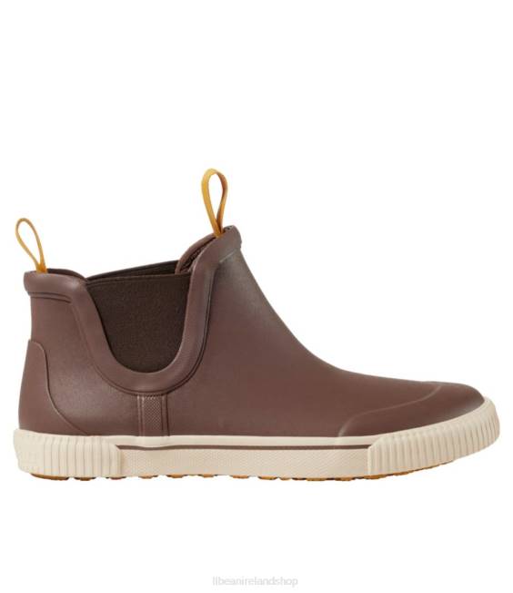 L.L.Bean Wellie Sport Rubber Chelsea Boots Women J46J3821 Footwear Dark Cocoa
