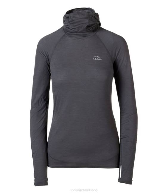 L.L.Bean Cresta Wool Ultralight 150 Base Layer Women J46J4985 Clothing Alloy Gray