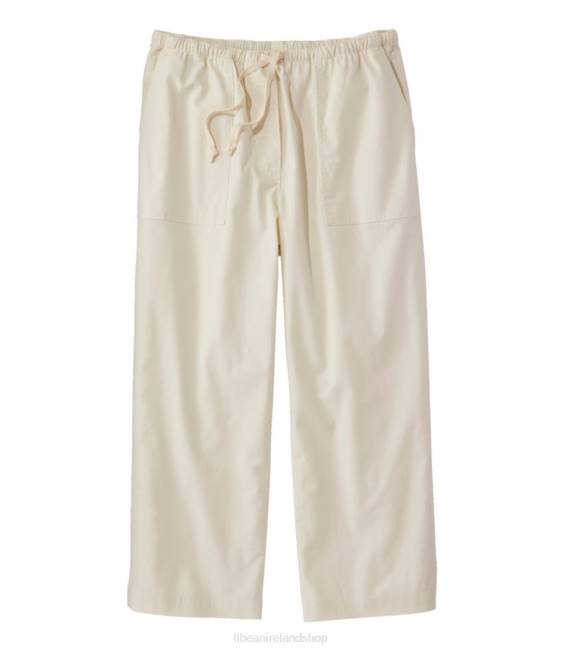 L.L.Bean Sunwashed Pants Women J46J5755 Clothing Antique White