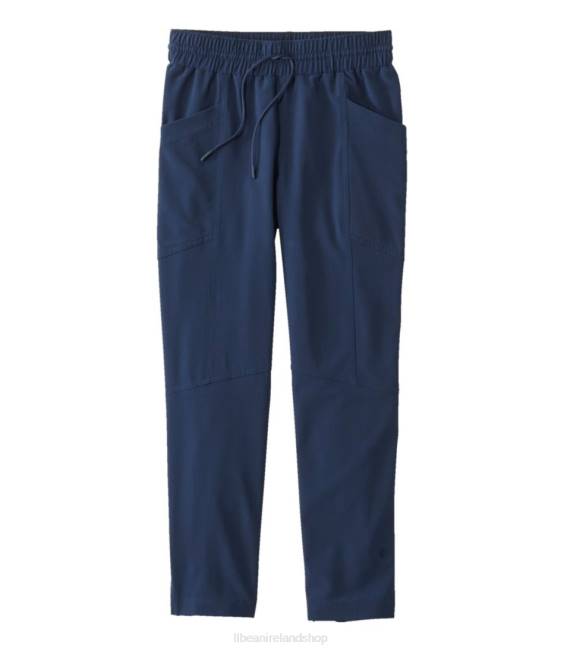 L.L.Bean VentureStretch Woven Ankle Pants Women J46J352 Clothing Nautical Navy
