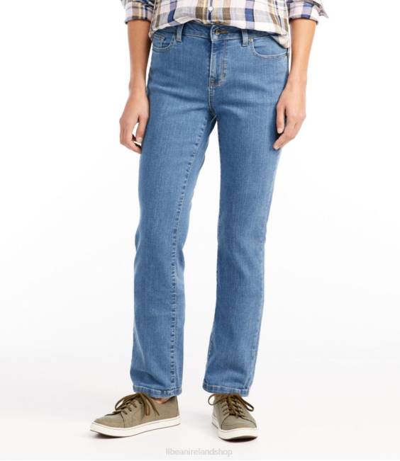 L.L.Bean True Shape Jeans Women J46J6437 Clothing Light Indigo