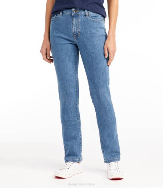 L.L.Bean True Shape Jeans Women J46J6534 Clothing Light Indigo