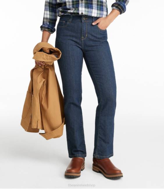 L.L.Bean True Shape Jeans Women J46J6900 Clothing Rinsed