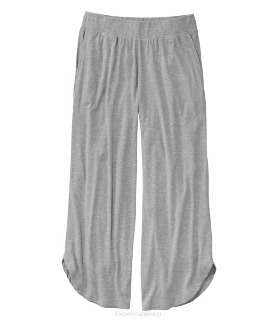 L.L.Bean Restorative Sleepwear Sleep Pants Women J46J5795 Clothing Light Gray Heather