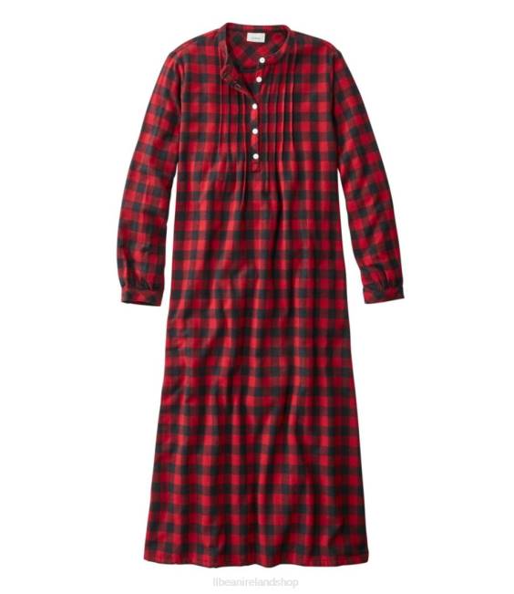 L.L.Bean Scotch Plaid Flannel Nightgown Women J46J5912 Clothing Rob Roy