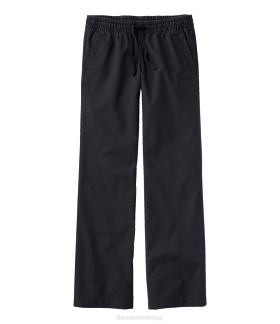 L.L.Bean Lakewashed Pull-on Chinos Women J46J7213 Clothing Faded Black