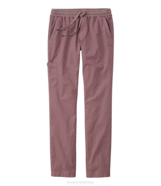 L.L.Bean Stretch Ripstop Pull-On Pants Women J46J4584 Clothing Smoky Mauve