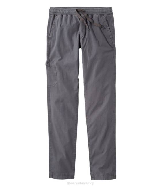 L.L.Bean Stretch Ripstop Pull-On Pants Women J46J6877 Clothing Alloy Gray