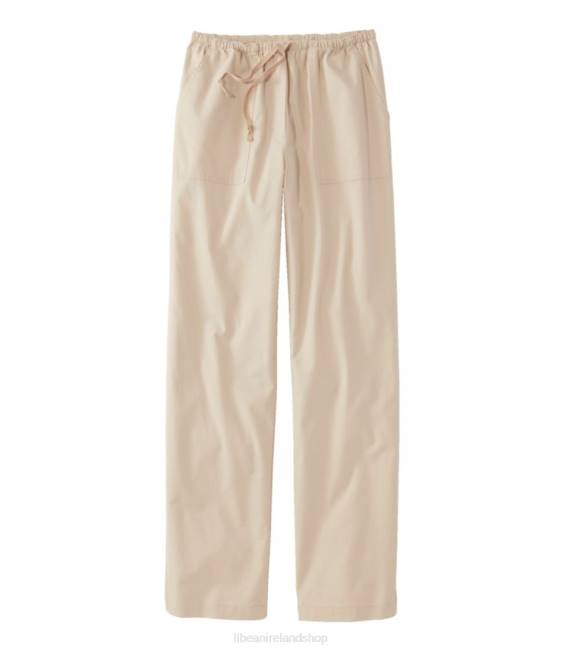 L.L.Bean Sunwashed Canvas Pants Women J46J2978 Clothing Coastal Tan