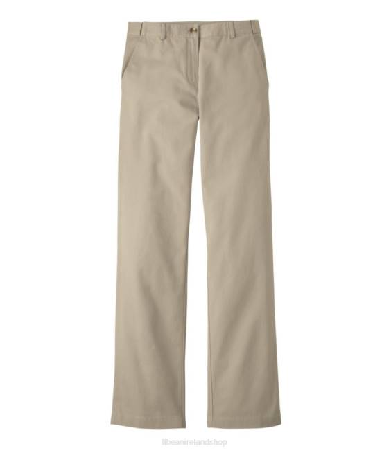 L.L.Bean Wrinkle-Free Bayside Pants Women J46J16 Clothing Khaki