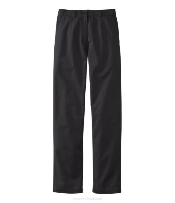 L.L.Bean Wrinkle-Free Bayside Pants Women J46J240 Clothing Black
