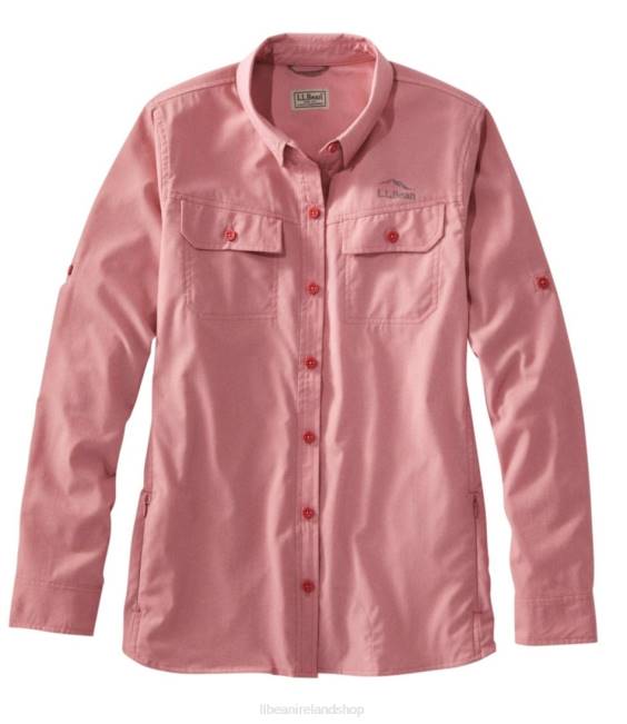L.L.Bean No Fly Zone Shirt Women J46J3205 Clothing Faded Rose