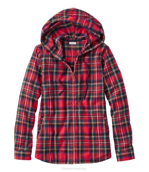L.L.Bean Scotch Plaid Flannel Shirt Women J46J4590 Clothing Prince Charles Edward