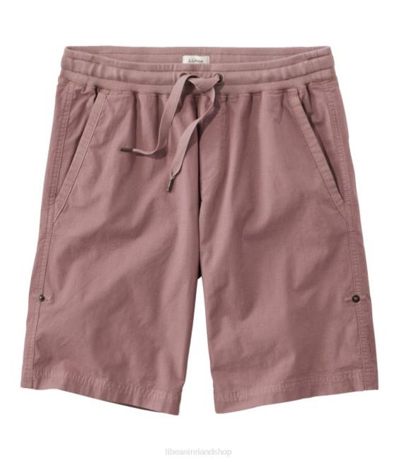 L.L.Bean Stretch Ripstop Pull-On Shorts Women J46J4726 Clothing Smoky Mauve