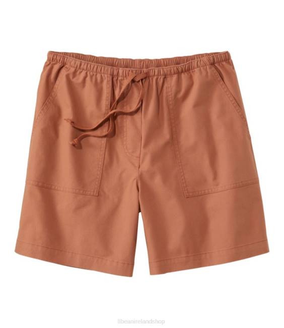 L.L.Bean Sunwashed Shorts Women J46J5768 Clothing Copper Brown