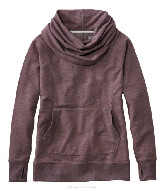 L.L.Bean Cozy Pullover Women J46J4626 Clothing Smoky Mauve Heather