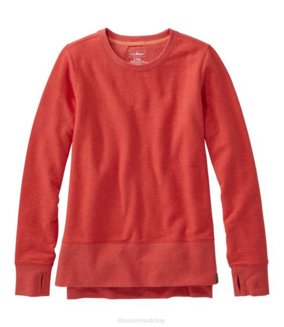L.L.Bean Cozy Sweatshirt Women J46J4601 Clothing Deep Port Heather