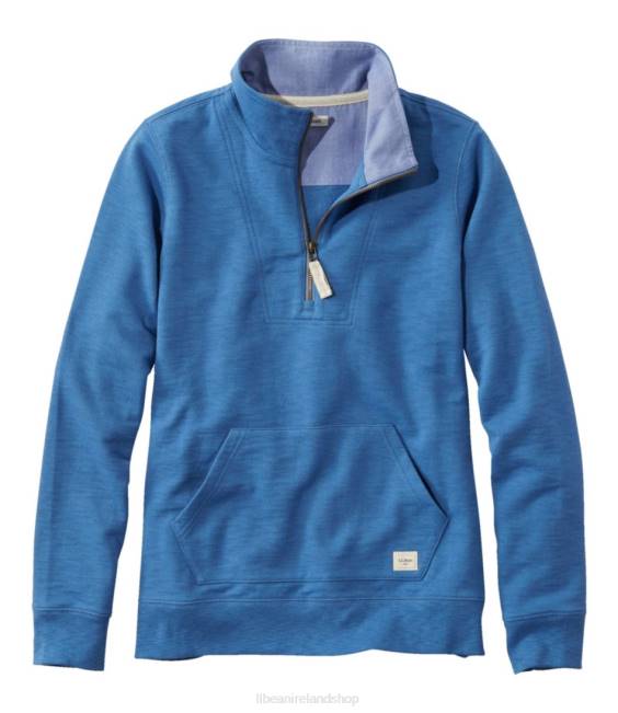 L.L.Bean Organic Cotton Sweatshirt Women J46J3198 Clothing Rustic Blue