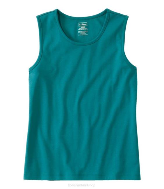 L.L.Bean Pima Cotton Tee Women J46J20 Clothing Warm Teal