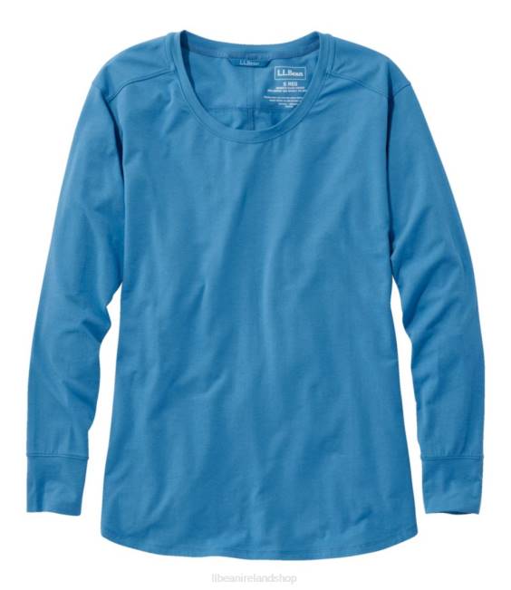 L.L.Bean Beyond Soft Tee Women J46J5798 Clothing Marine Blue