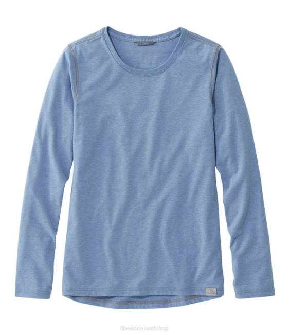 L.L.Bean Insect Shield Field Tee Women J46J3845 Clothing Baltic Blue