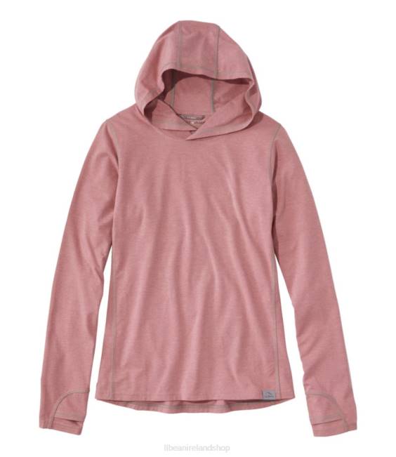L.L.Bean Insect Shield Hoodie Women J46J1244 Clothing Washed Orchid