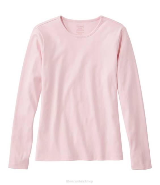 L.L.Bean Pima Cotton Tee Women J46J1 Clothing Pale Rose