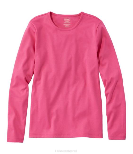 L.L.Bean Pima Cotton Tee Women J46J6387 Clothing Azalea