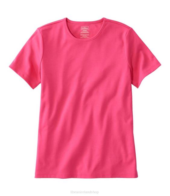 L.L.Bean Pima Cotton Tee Women J46J6389 Clothing Azalea