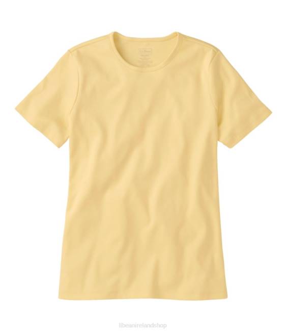 L.L.Bean Pima Cotton Tee Women J46J6862 Clothing Butter