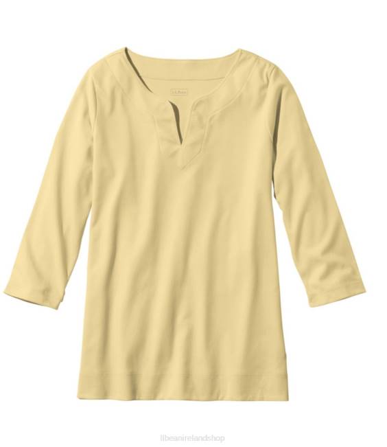 L.L.Bean Pima Cotton Tunic Women J46J6873 Clothing Butter