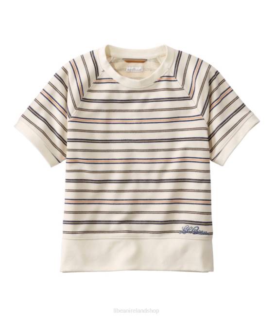 L.L.Bean Signature Heritage Sweatshirt Women J46J468 Clothing Sailcloth Stripe