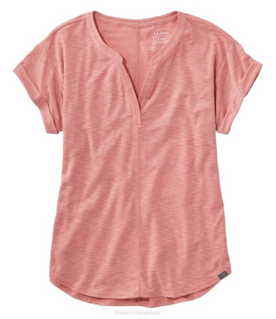 L.L.Bean Streamside Tee Women J46J3101 Clothing Field Rose