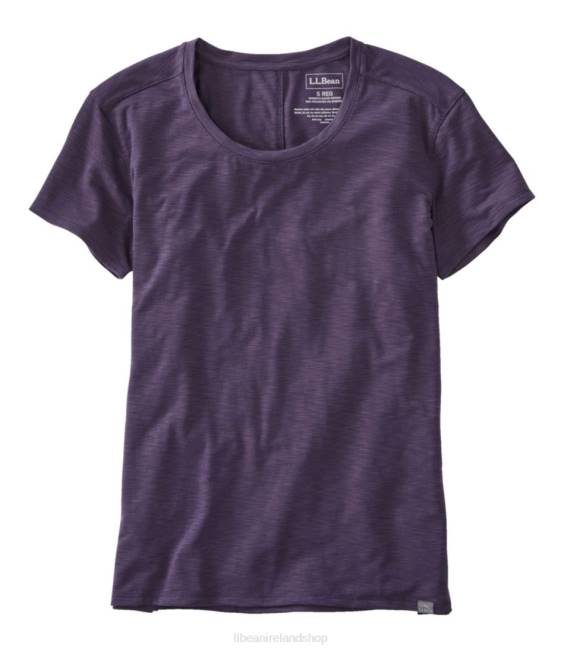 L.L.Bean Streamside Tee Women J46J5816 Clothing Darkest Purple