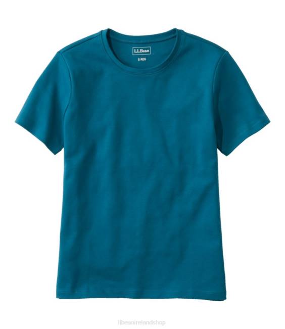 L.L.Bean Tee Women J46J6417 Clothing Deep Turquoise