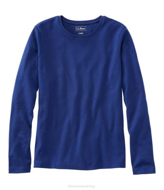 L.L.Bean Tee Women J46J8 Clothing Alpine Blue